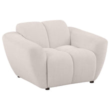 Destino - Chenille Splayed Arm Sofa Set