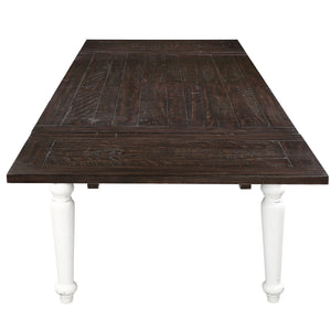 Mountain Retreat - Dining Table - Dark Mocha & Antique White