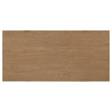 Sharon - Rectangular Wood Trestle Dining Table - Brown