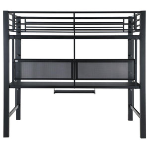 Avalon - Full Workstation Loft Bed - Black