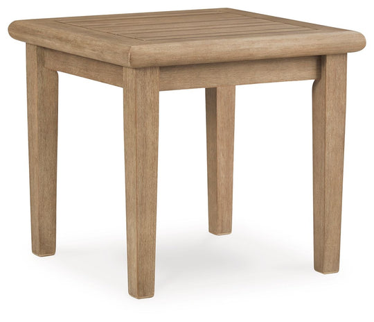 Carter Hall - Square End Table - Beige