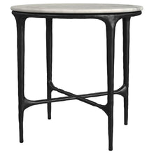 Hermas - Round Marble Coffee And End Table Set