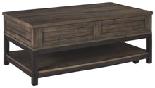 Johurst - Grayish Brown - LIFT TOP COCKTAIL TABLE