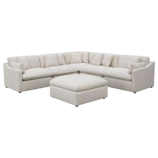 Hobson - Upholstered Modular Sectional Sofa With Ottoman