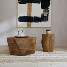 Zalika - Hexagonal Solid Mango Wood Table