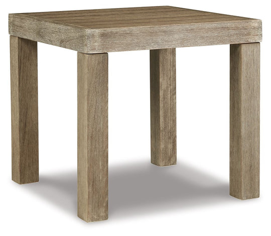 Silo Point - Square End Table - Brown