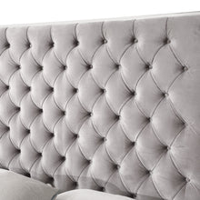 Lacey - California King Upholstered Bed - Silver Gray