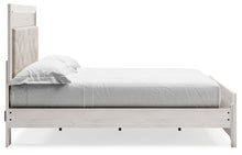 Altyra - White - King Panel Bed With Upholstered Headboard