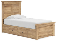 Makidern - Panel Storage Bed With Under Bed Storage Unit