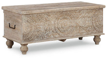 Fossil Ridge - Storage Bench - Beige