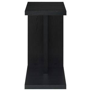 Clower - Engineered Wood C-Shaped Sofa Side Table