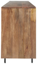 Kerrings - Brown / Black / White - Accent Cabinet