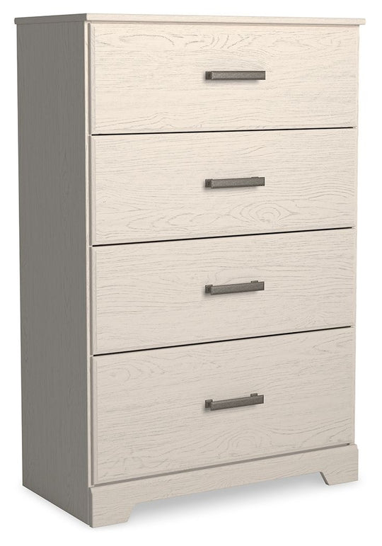 Stelsie - Four Drawer Chest - White