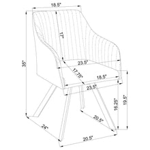 Arika - Upholstered Swivel Dining Arm Chair