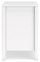 Hallityn - White - Two Drawer Night Stand