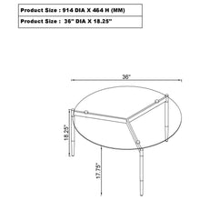 Rosalie - Round Smoked Glass Top Table
