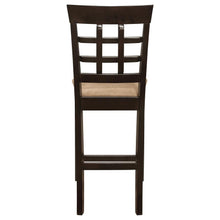 Gabriel - Lattice Back Counter Chair (Set of 2) - Cappuccino
