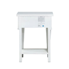 Stoney Creek - 1 Drawer Nightstand - Weathered White