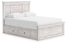 Makidern - Panel Storage Bed With Under Bed Storage Unit