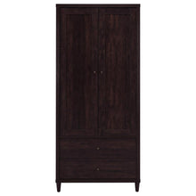 Wadeline - 2 Door Tall Accent Storage Cabinet - Rustic Tobacco