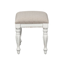 Magnolia Manor - Accent Bench - White