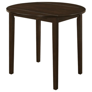 Bucknell - 3 Piece Round Drop Leaf Dining Table Set
