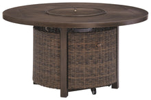 Paradise Trail - Medium Brown - Round Fire Pit Table