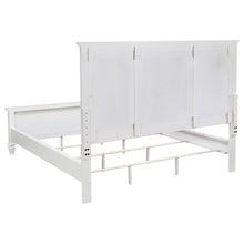 Sandy Beach - 63" Panel Bed with High Headboard