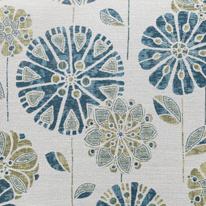 Flower Power - Accent Chair - Cascade Teal