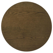 Ottowa - Round Wood Table With Shelf