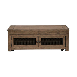 Pinebrook Ridge - Lift Top Cocktail Table - Light Brown