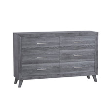 Rappa - 6-Drawer Wood Dresser - Warm Gray