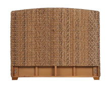 Laughton - Woven Banana Leaf Eastern King Headboard - Amber