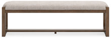 Cabalynn - Oatmeal / Light Brown - Large Uph Dining Room Bench