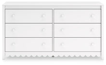 Hallityn - White - Six Drawer Dresser
