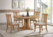 Hartville - 60" Round Dining Table - Natural Light Brown