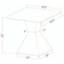 Jenny - Glass Top Stainless Steel Table