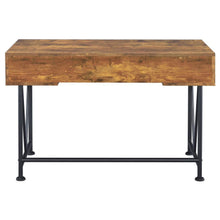 Analiese - 2 Piece Computer Desk Bookcase Set - Rustic Nutmeg