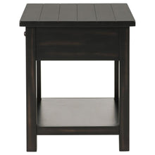 Payne - 1 Drawers Wood End Table with Shelf