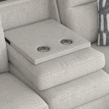 Teagan - Dual Power Sofa - Oatmeal