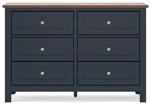 Landocken - Brown / Blue - Dresser