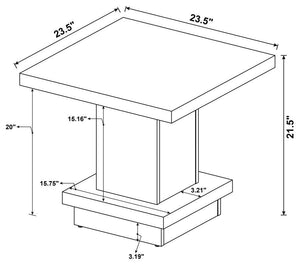 Reston - Engineered Wood Table