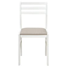 Bucknell - 3 Piece Round Drop Leaf Dining Table Set - White