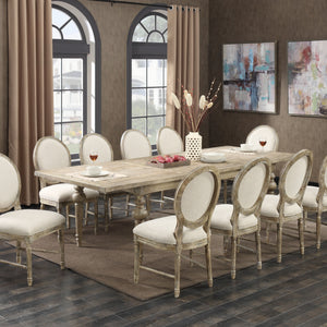 Interlude - Extension Dining Table - Sandstone Buff