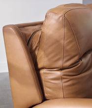 Tryanny - Power Reclining Loveseat/ Adj Headrest - Butterscotch