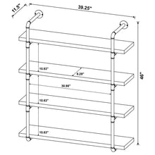 Elmcrest - 4-Shelf Wall Bookshelf