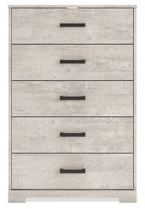 Shawburn - Gray - Five Drawer Chest