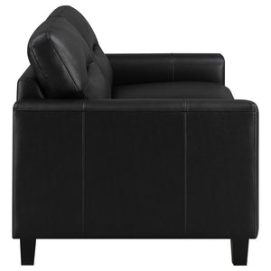 Scotland - Faux Leather Upholstered Sofa Set
