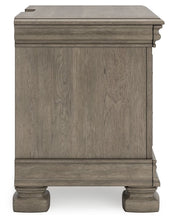 Lexorne - Three Drawer Night Stand - Gray