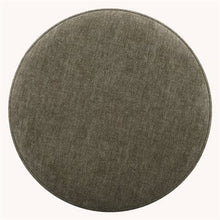 Lana - Swivel Ottoman With Wood Trim - Mineral